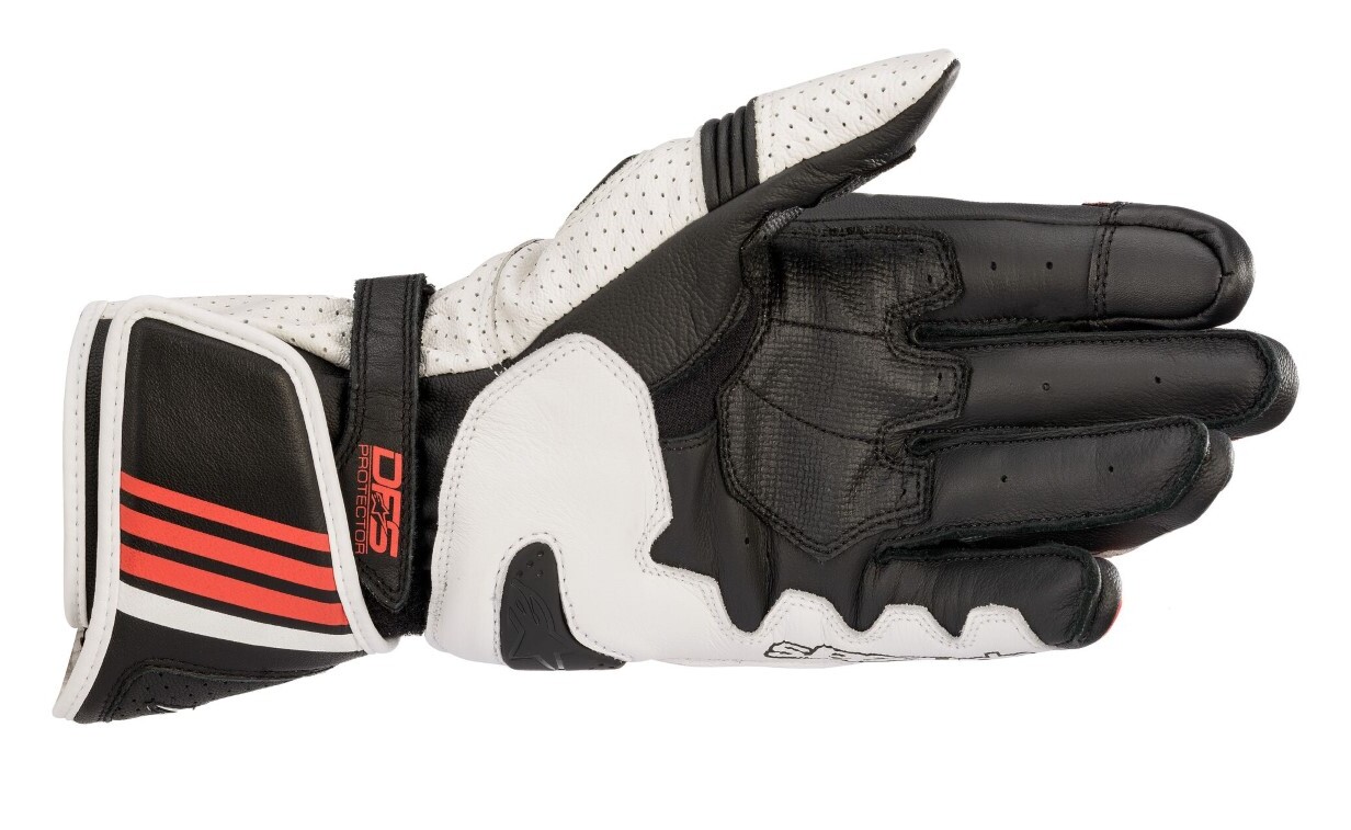 Alpinestars Skinnhandske GP Plus R V2 Svart/Röd/Vit bild 2