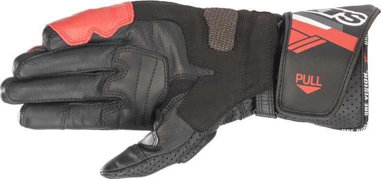Alpinestars Skinnhandske SP-8 V3 Svart/Vit/Röd bild 2