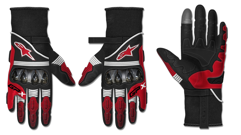 Alpinestars Handske GP X v2 Svart/Fluoröd