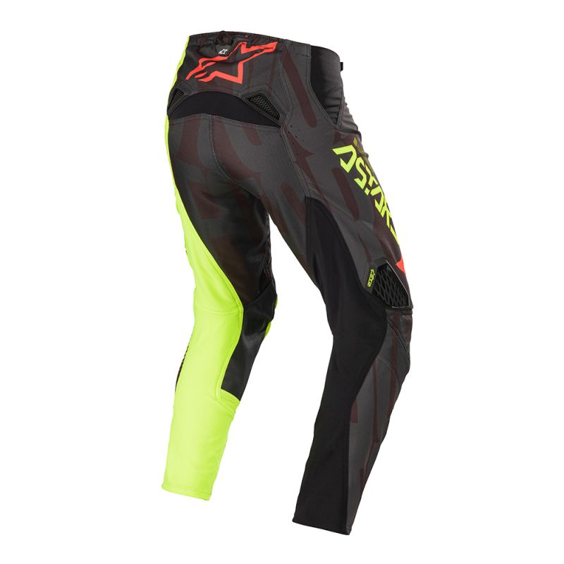 Alpinestars Crossbyxa Techstar Factory Svart/Fluogul/Fluoröd bild 4