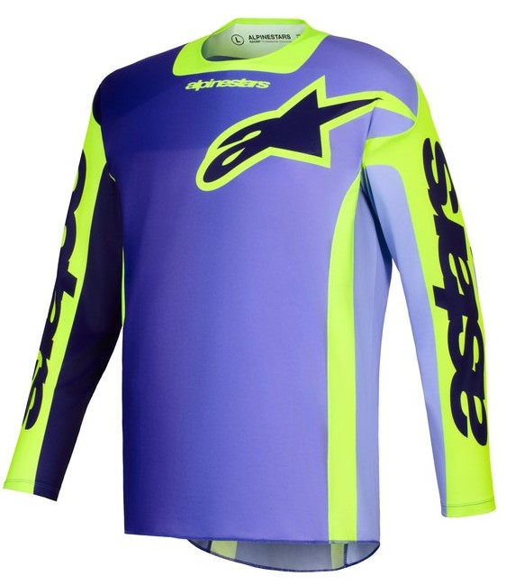 Alpinestars Crosströja Racer Portl Lila/Gul