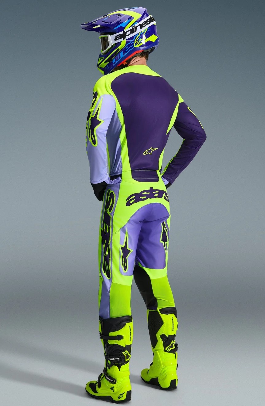 Alpinestars Crosströja Racer Portl Lila/Gul bild 4