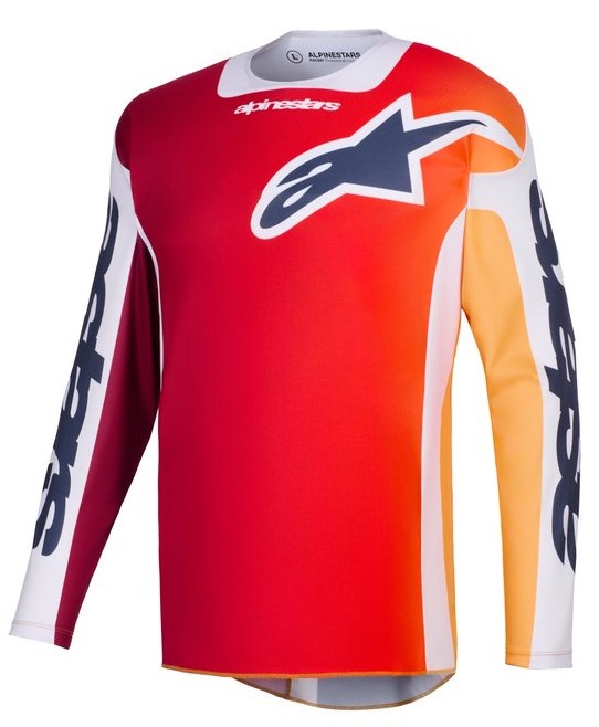 Alpinestars Crosströja Racer Portl Röd/Grå