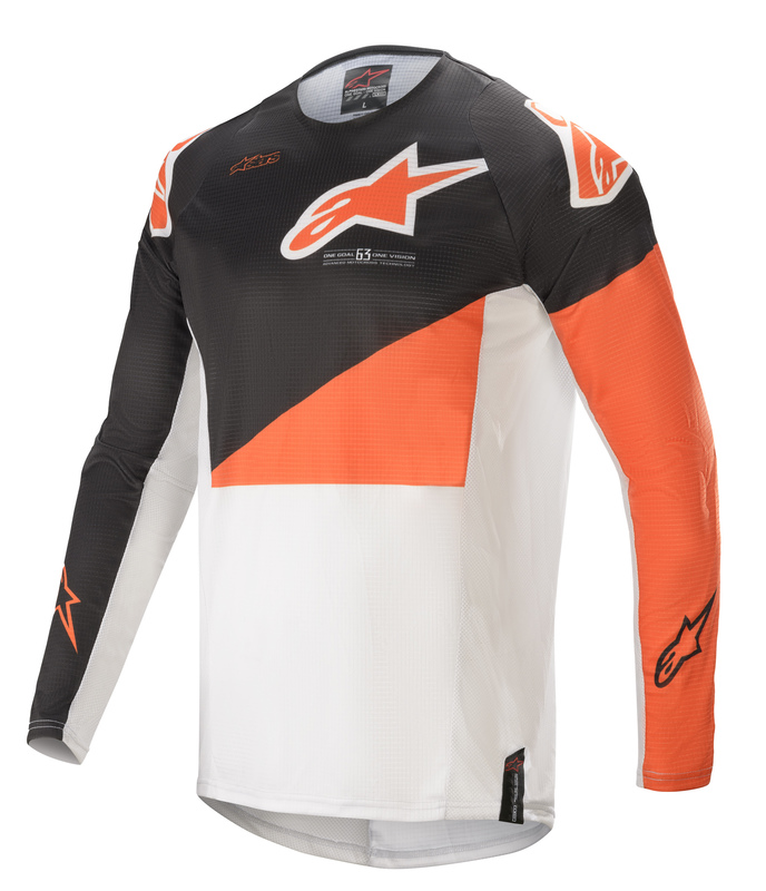 Alpinestars Crosströja Techstar Factory Grå/Orange/Vit