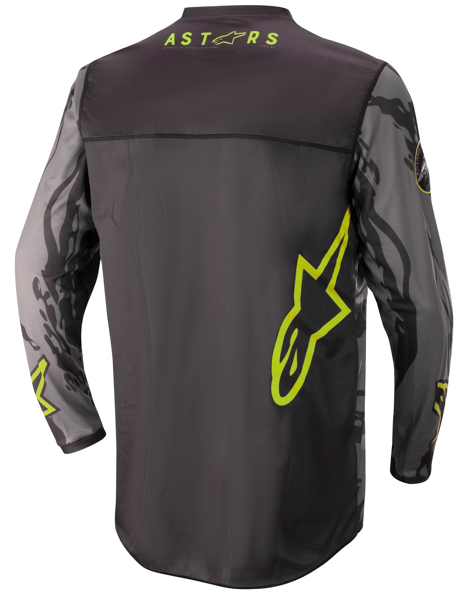 Alpinestars Crosströja Racer Tactical Svart/Grå Camo/Fluogul bild 2