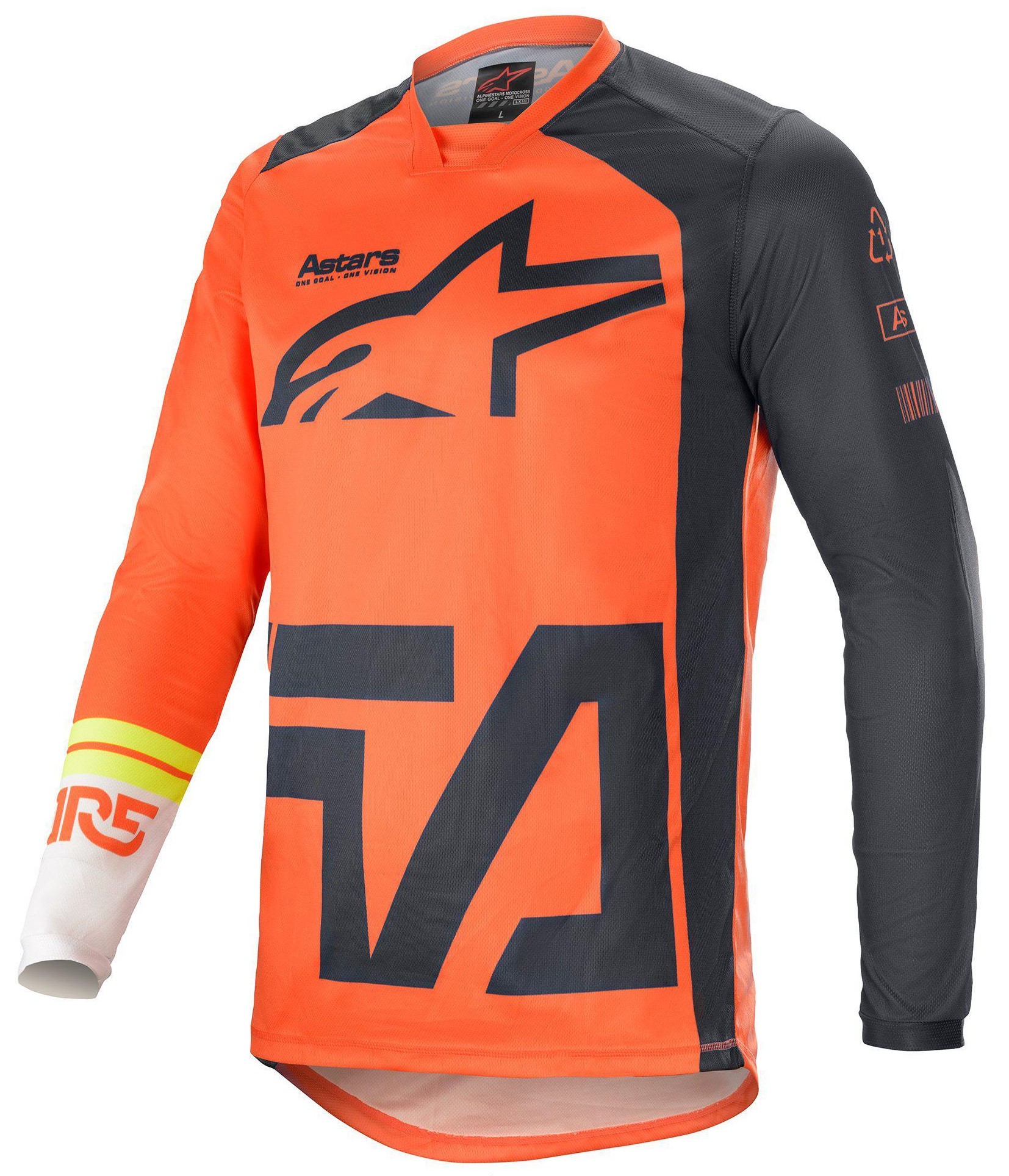 Alpinestars Crosströja Racer Compass Fluoorange/Svart