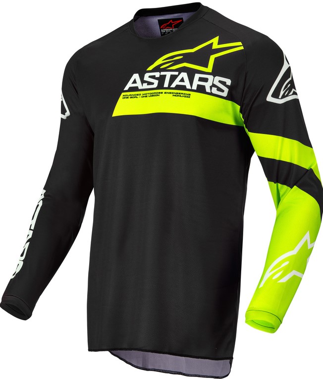 Alpinestars Crosströja Fluid Chaser Svart/Gul