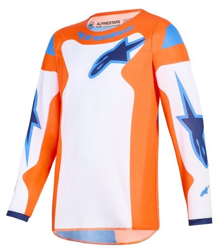 Alpinestars Crosströja Fluid Grid (Junior) Orange/Vit