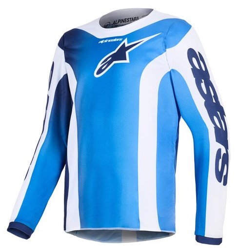Alpinestars Crosströja Fluid Portl (Junior) Blå/Vit