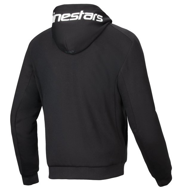 Alpinestars Hoodie Chrome v2 Svart/Vit bild 2
