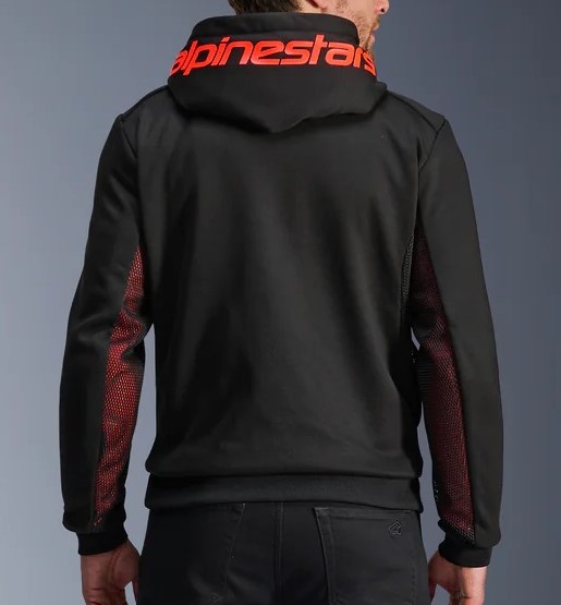 Alpinestars Hoodie Chrome Air Svart/Röd bild 2