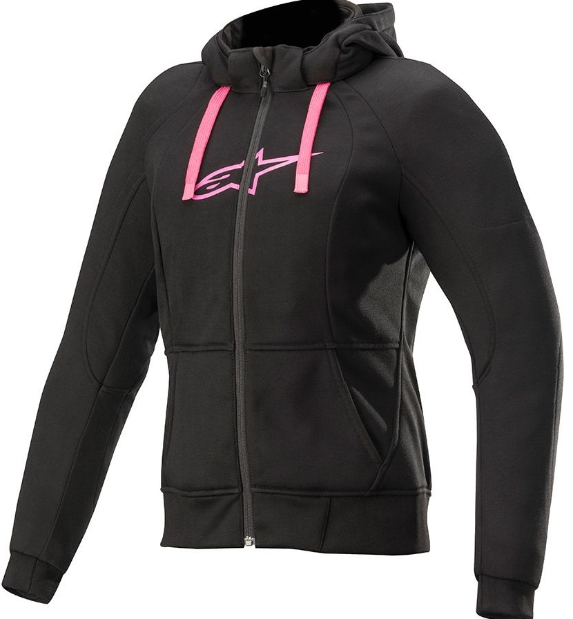 Alpinestars Hoodie Chrome Svart/Rosa (Dam)