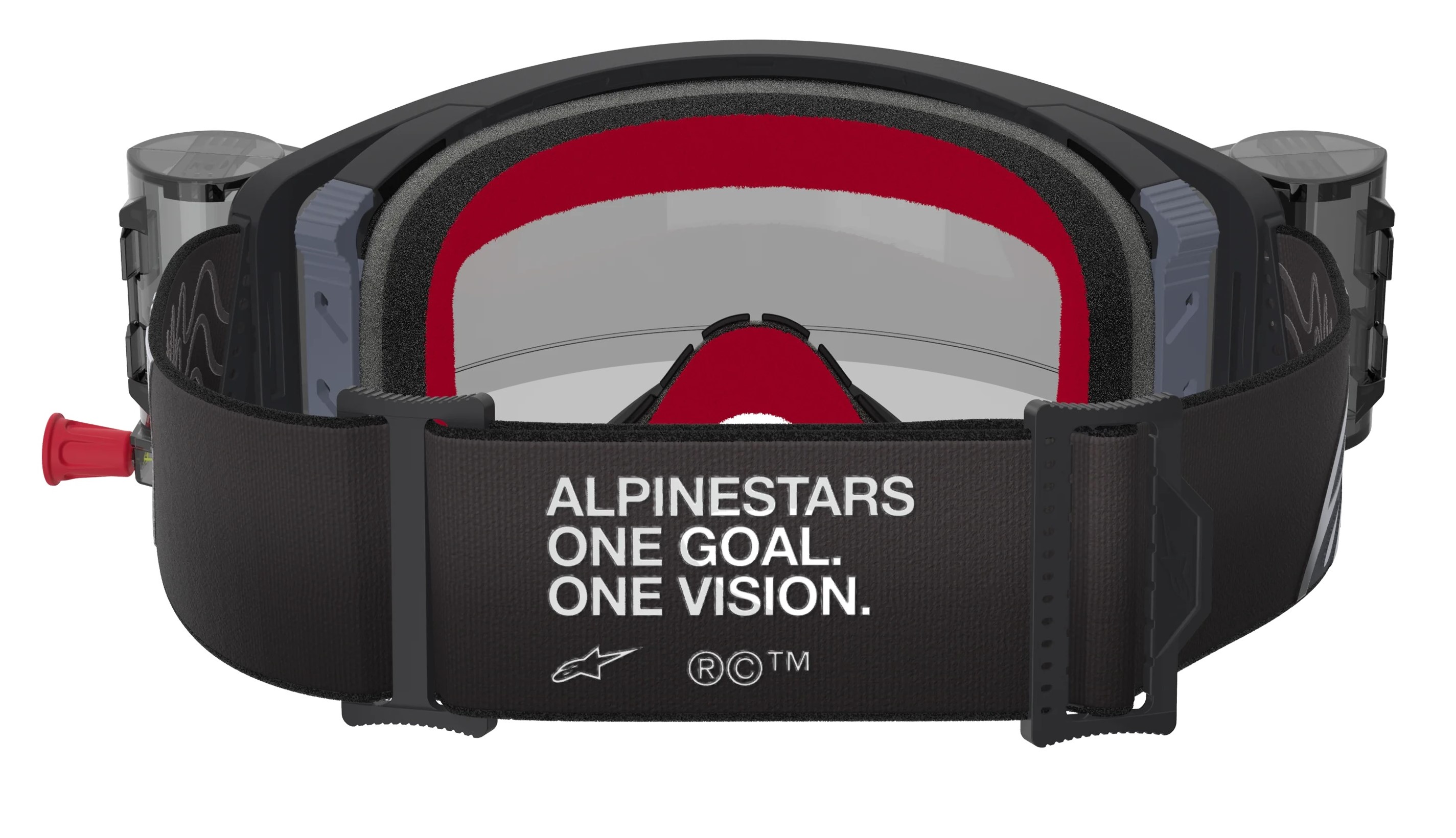 Alpinestars Crossglasögon Supertech Roll-Off Svart/Grå bild 3