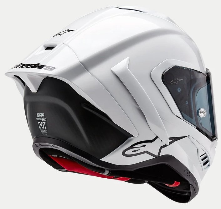 Alpinestars Hjälm Supertech R10 Vit/Mattsvart bild 3