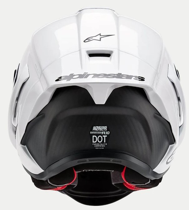 Alpinestars Hjälm Supertech R10 Vit/Mattsvart bild 4