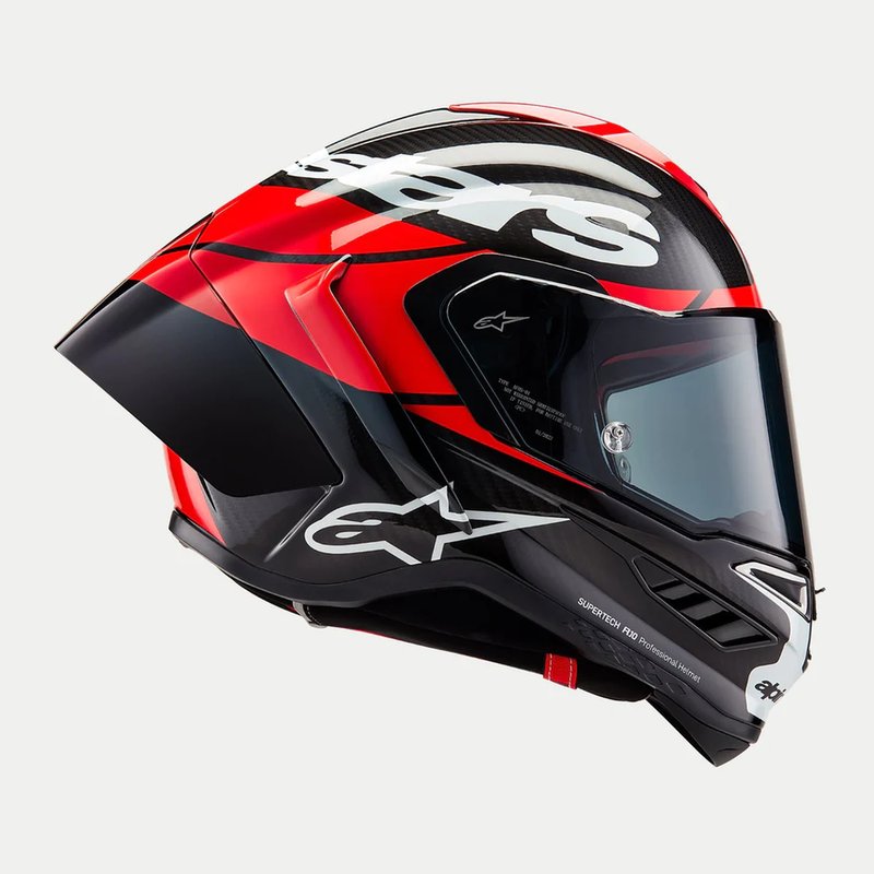 Alpinestars Hjälm Supertech R10 Element Carbon/Svart/Röd bild 2