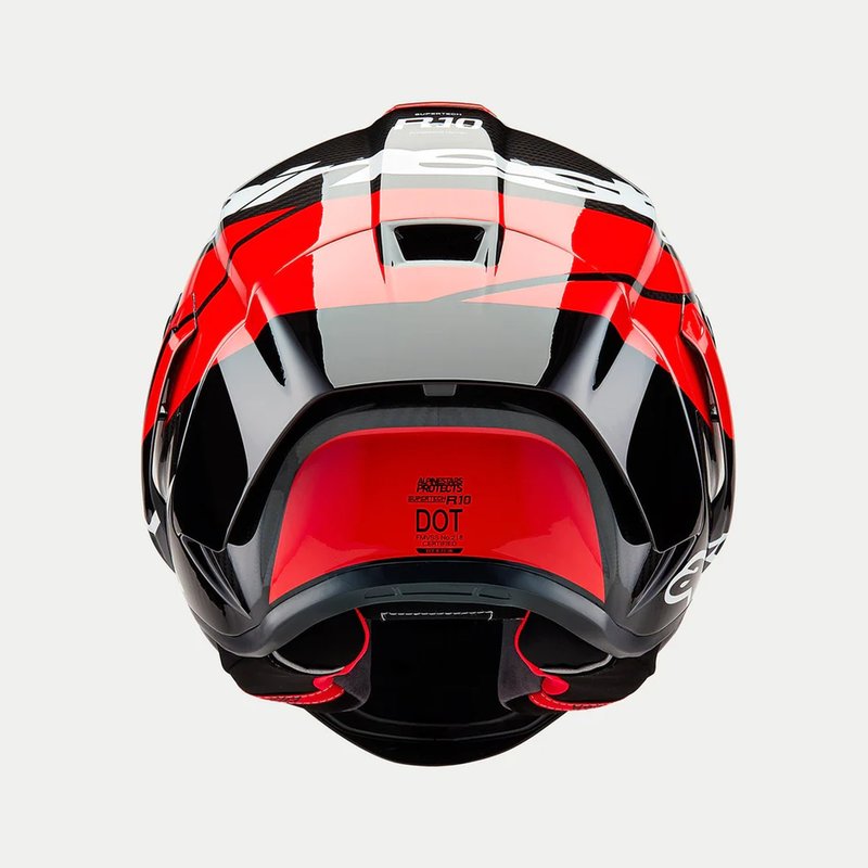 Alpinestars Hjälm Supertech R10 Element Carbon/Svart/Röd bild 4