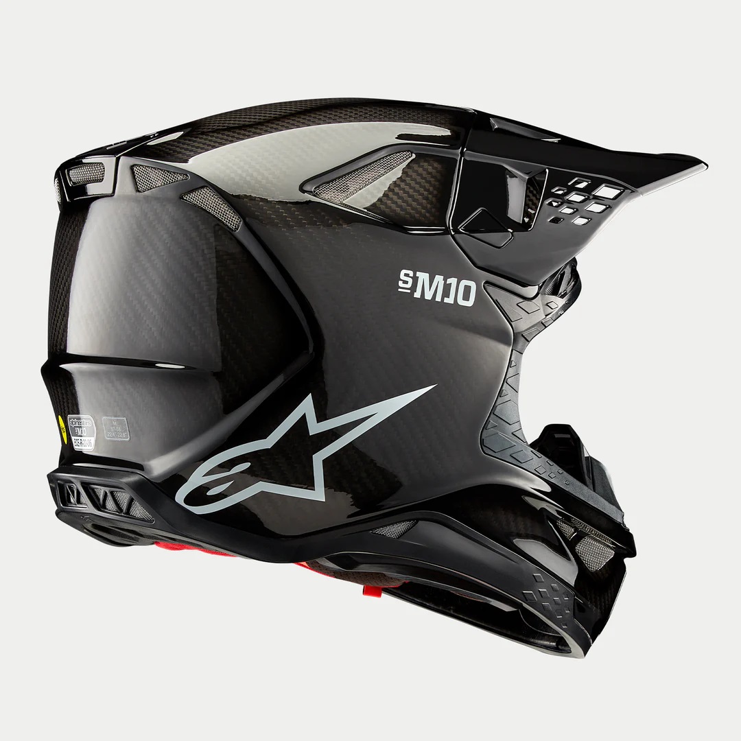Alpinestars Crosshjälm S-M10 Carbon bild 2