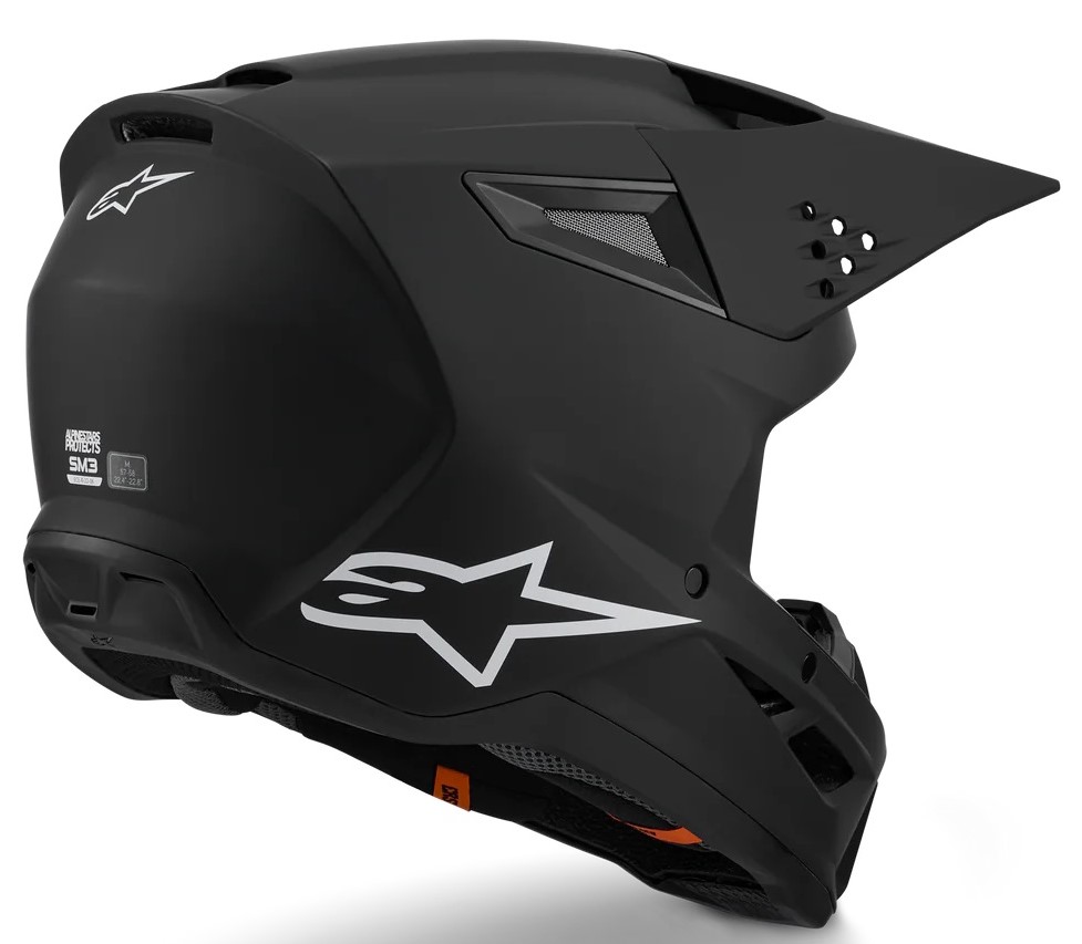 Alpinestars Crosshjälm SM3 Mattsvart bild 3