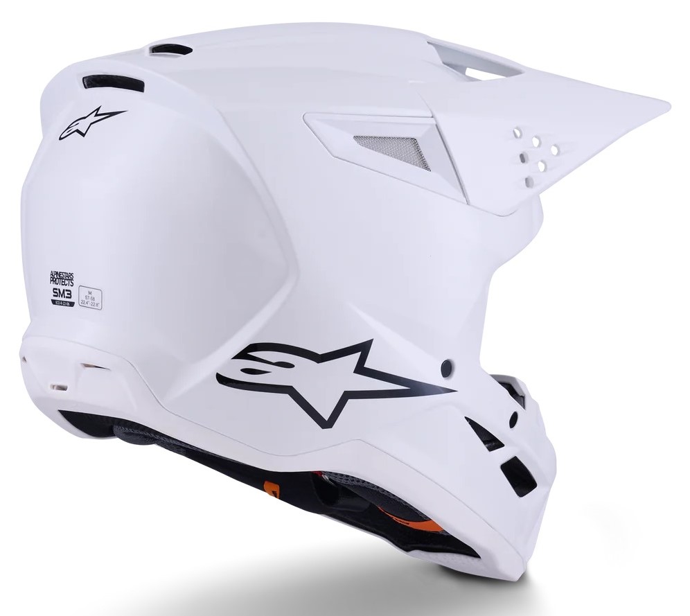 Alpinestars Crosshjälm SM3 Vit bild 3