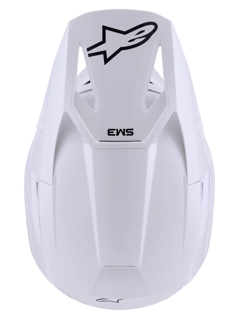 Alpinestars Crosshjälm SM3 Vit bild 4