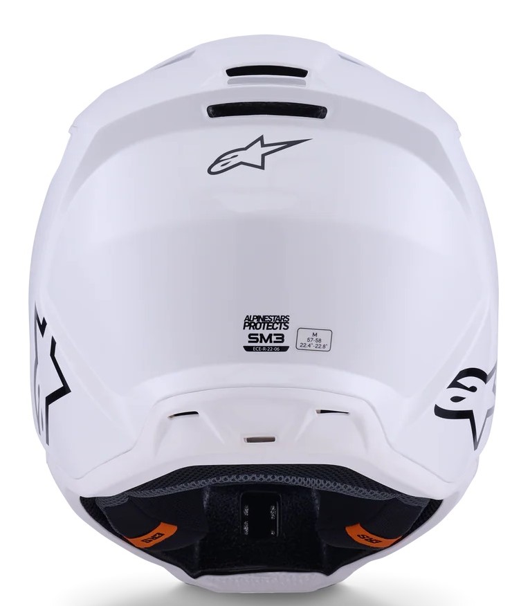 Alpinestars Crosshjälm SM3 Vit bild 5