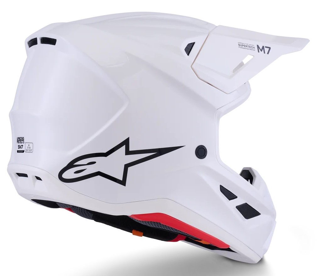 Alpinestars Crosshjälm SM-7 Vit bild 3