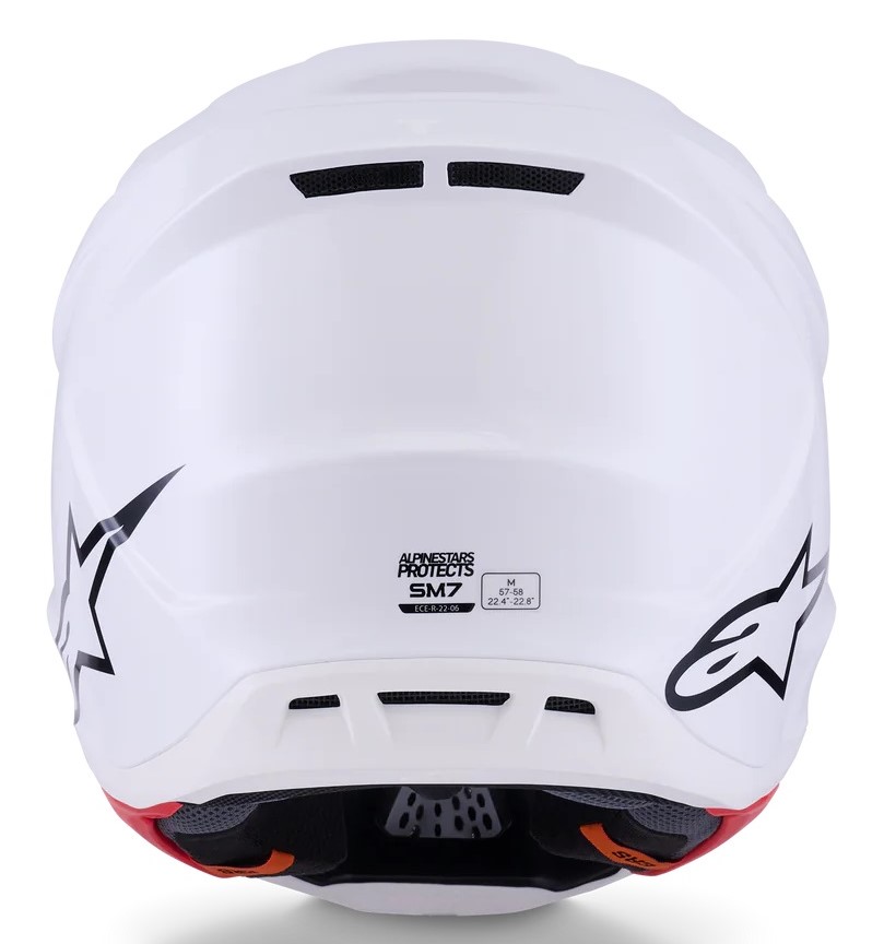 Alpinestars Crosshjälm SM-7 Vit bild 4