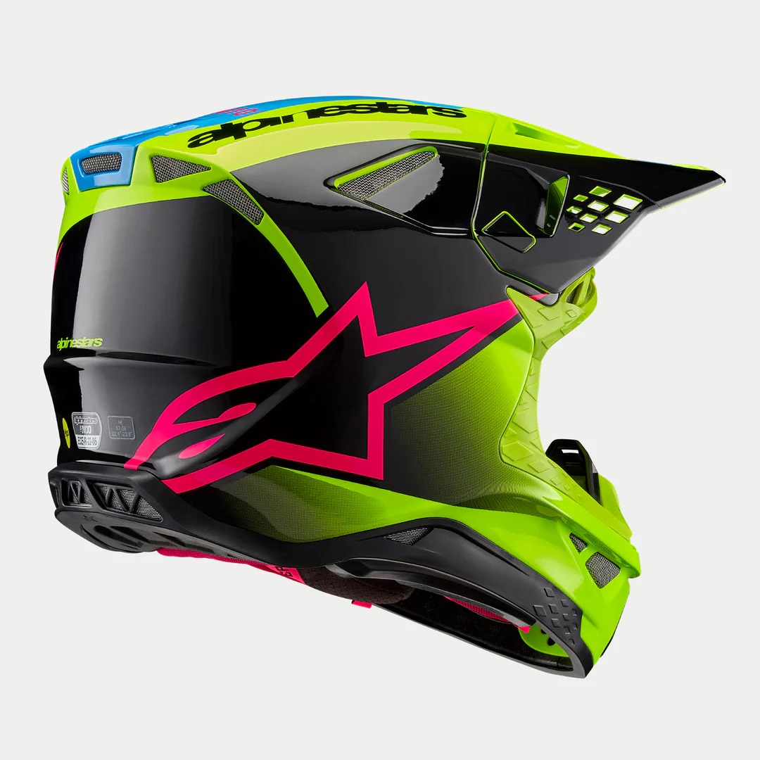 Alpinestars Crosshjälm S-M10 Unite Gul bild 2