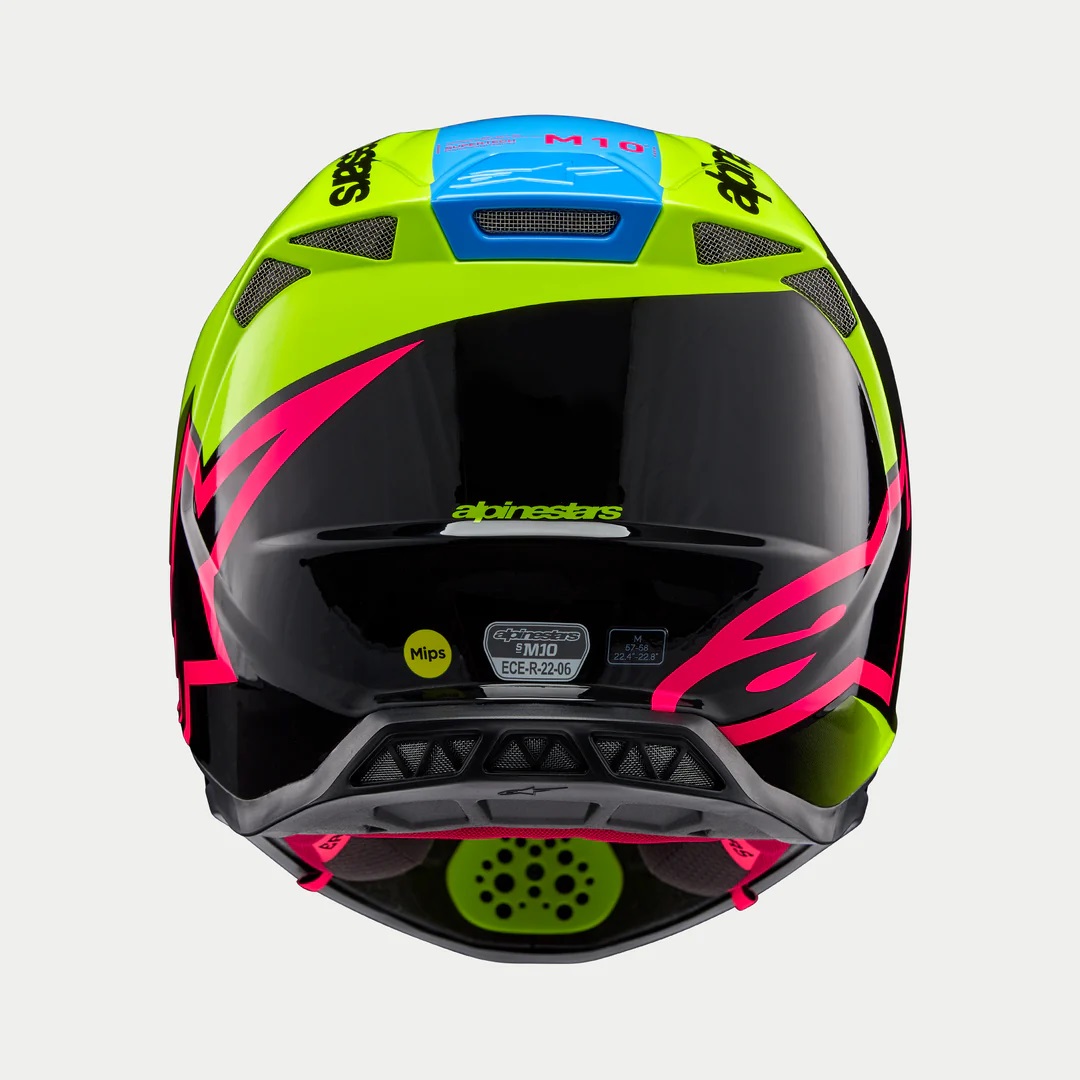 Alpinestars Crosshjälm S-M10 Unite Gul bild 3