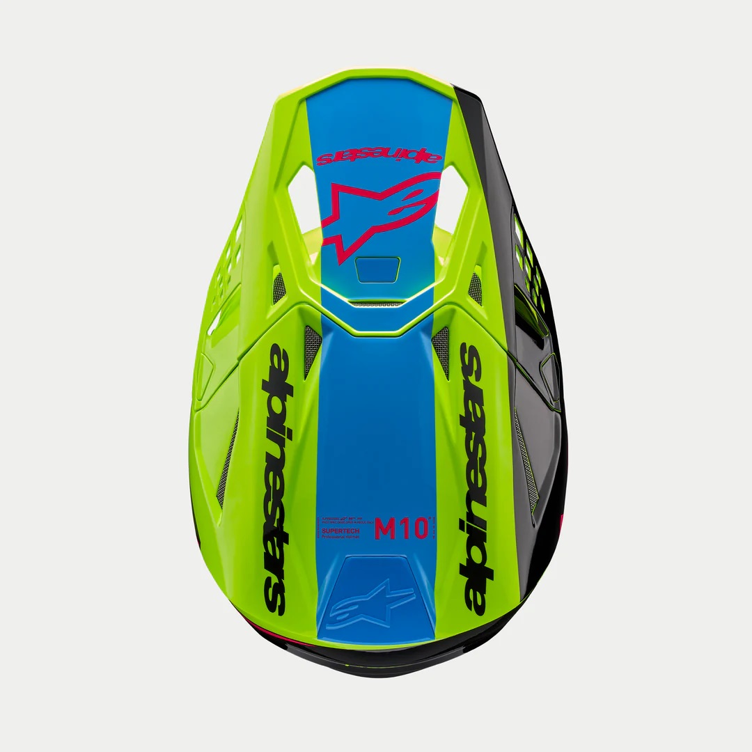 Alpinestars Crosshjälm S-M10 Unite Gul bild 4