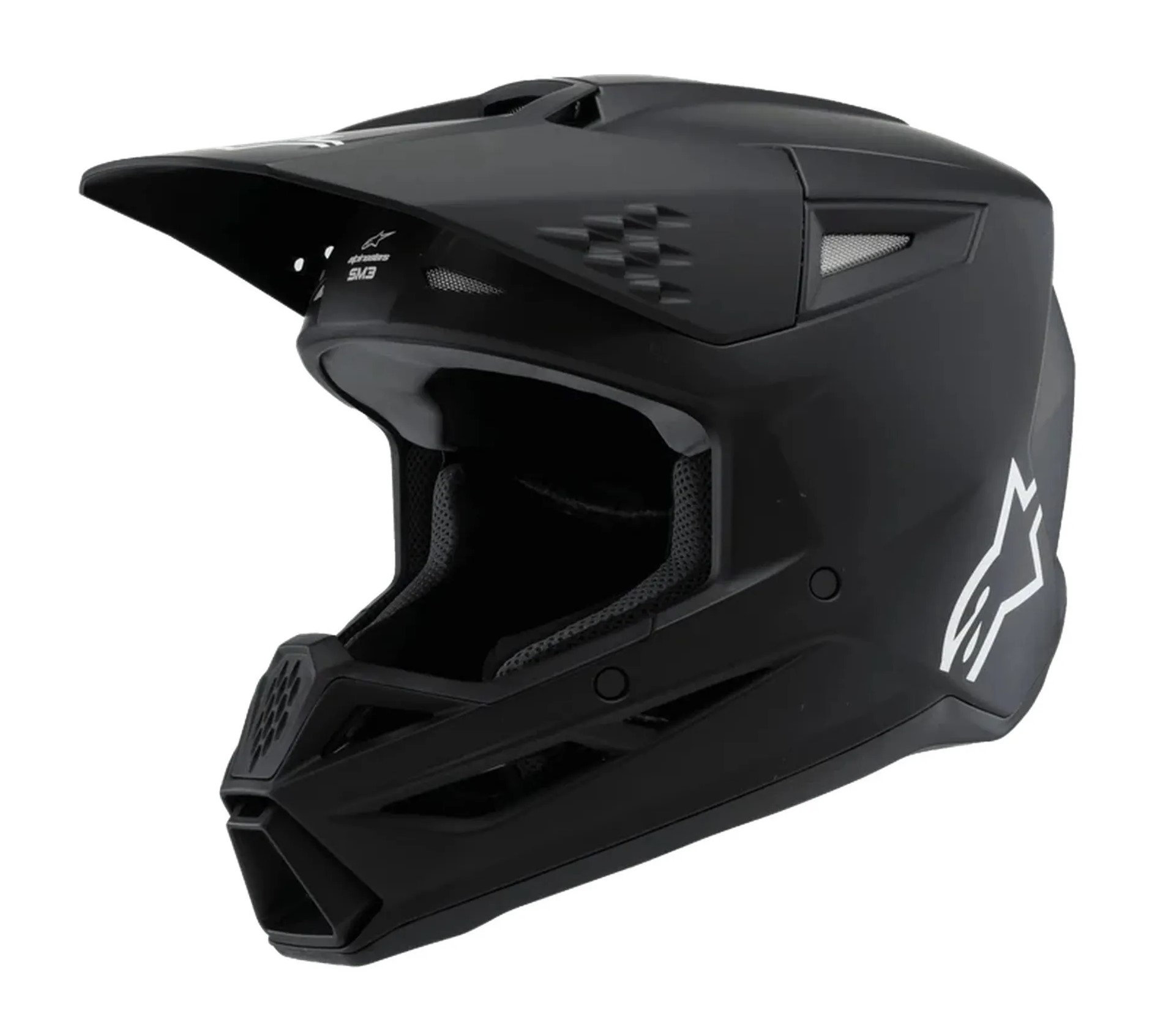 Alpinestars Crosshjälm SM3 Mattsvart (Junior)