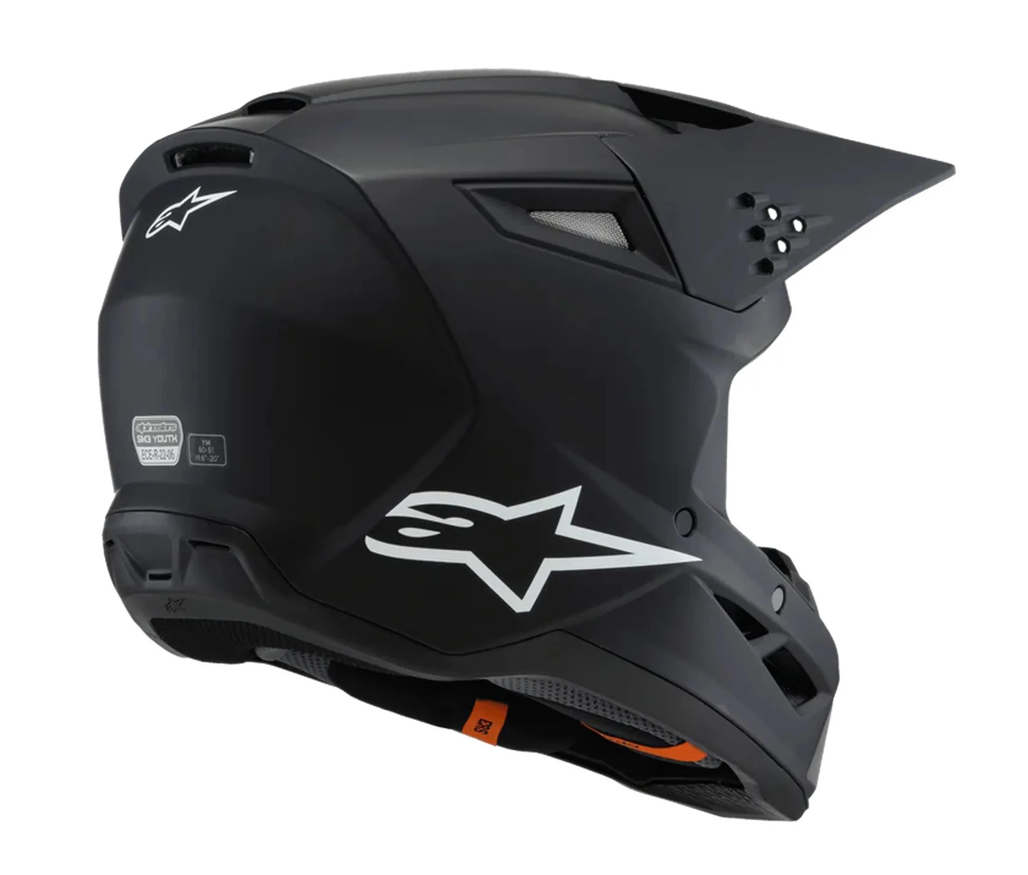 Alpinestars Crosshjälm SM3 Mattsvart (Junior) bild 4