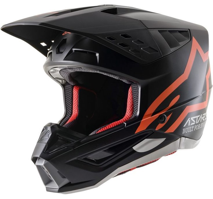 Alpinestars Crosshjälm SM5 Compass Mattsvart/Orange