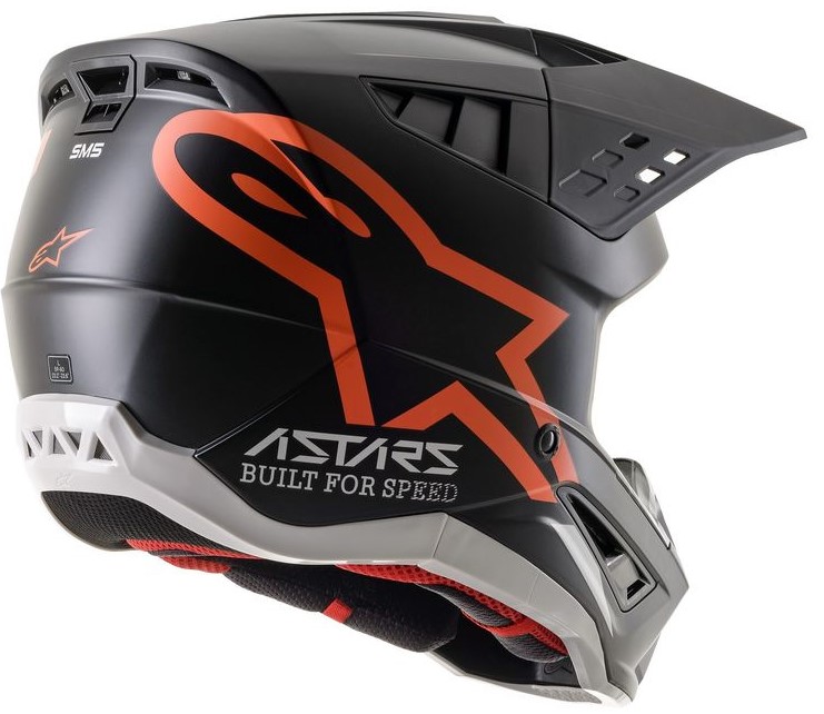 Alpinestars Crosshjälm SM5 Compass Mattsvart/Orange bild 3