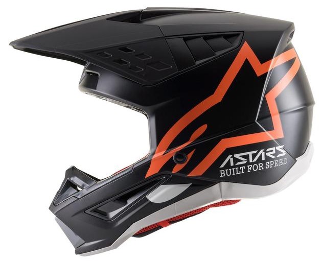 Alpinestars Crosshjälm SM5 Compass Mattsvart/Orange bild 5