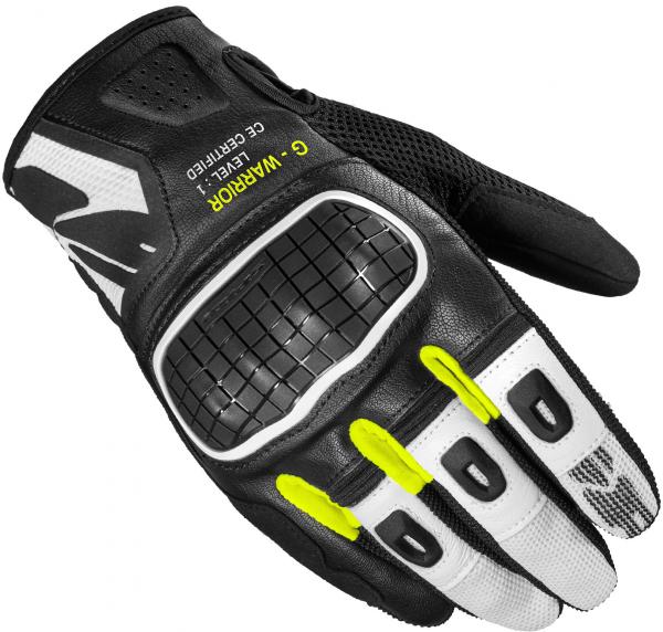 Spidi Skinnhandske G-Warrior Svart/Fluogul