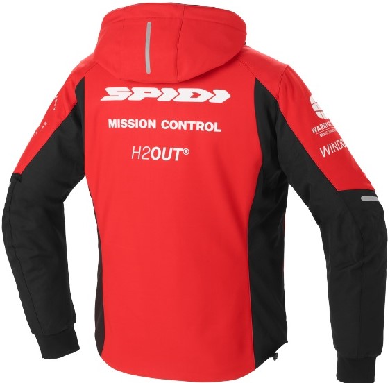 Spidi Allvädersjacka Armor H2Out Röd/Svart bild 2