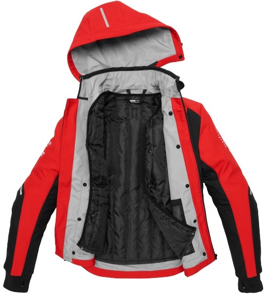 Spidi Allvädersjacka Armor H2Out Röd/Svart bild 3