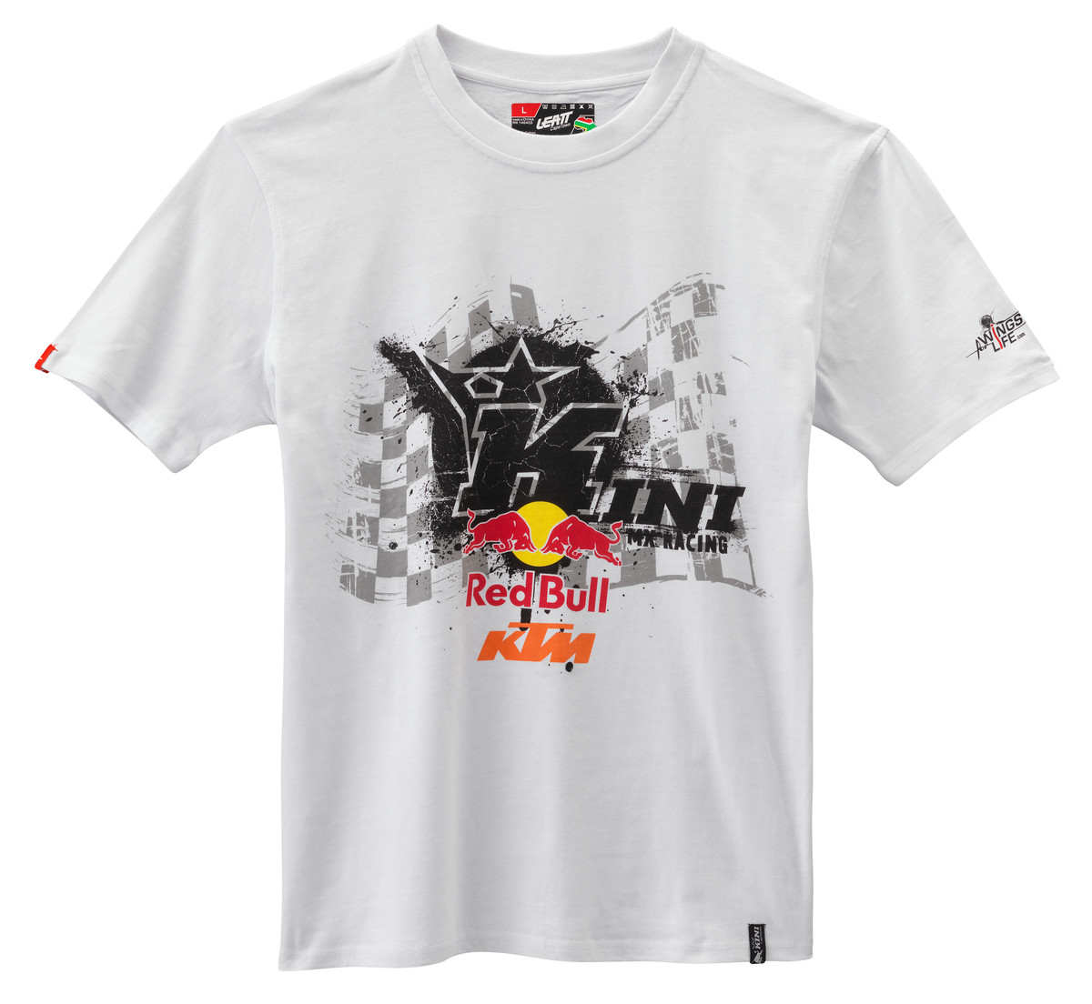 KTM T-Shirt KINI-Red Bull Overspray Vit