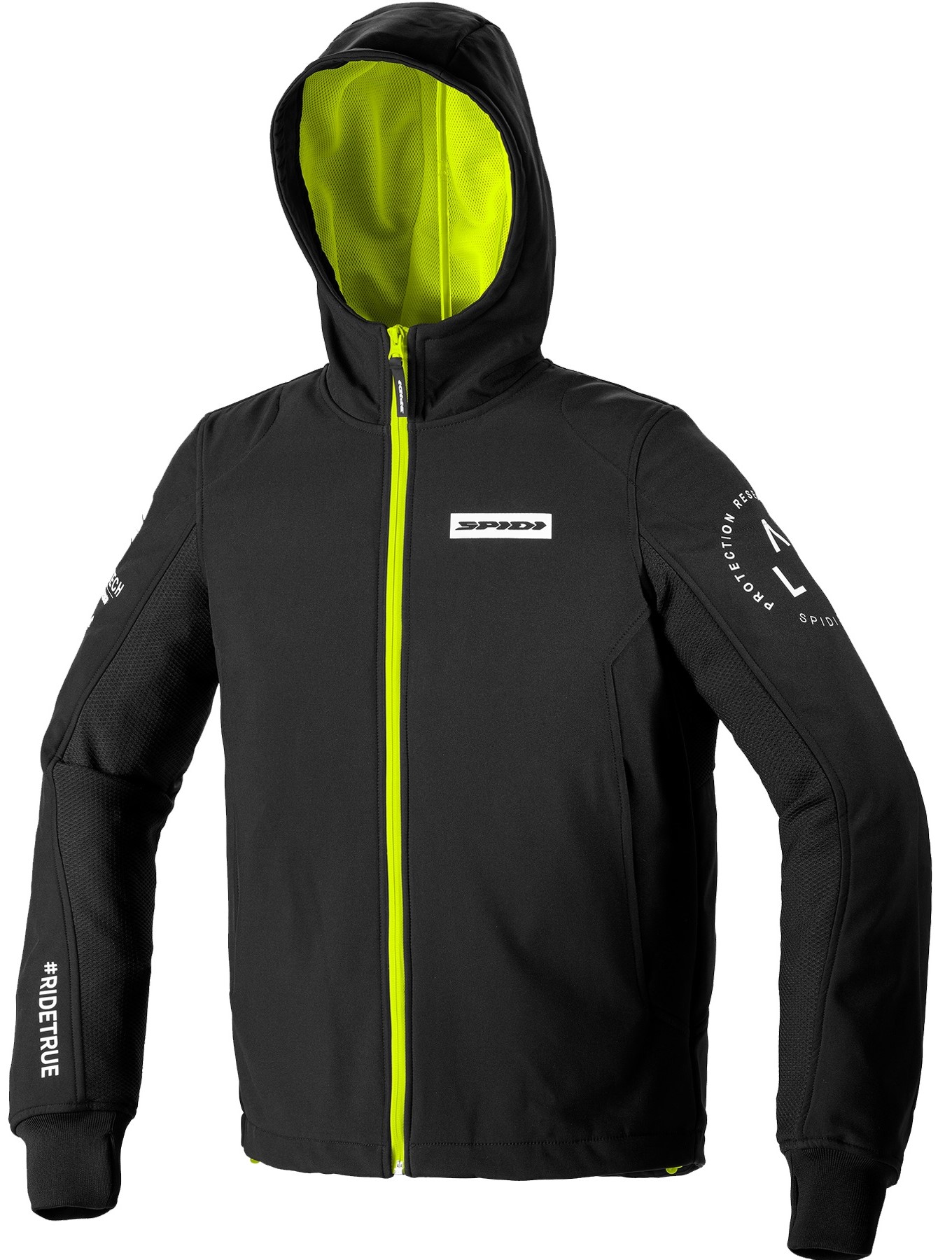 Spidi Textiljacka Armor Evo Svart/Fluogul bild 3
