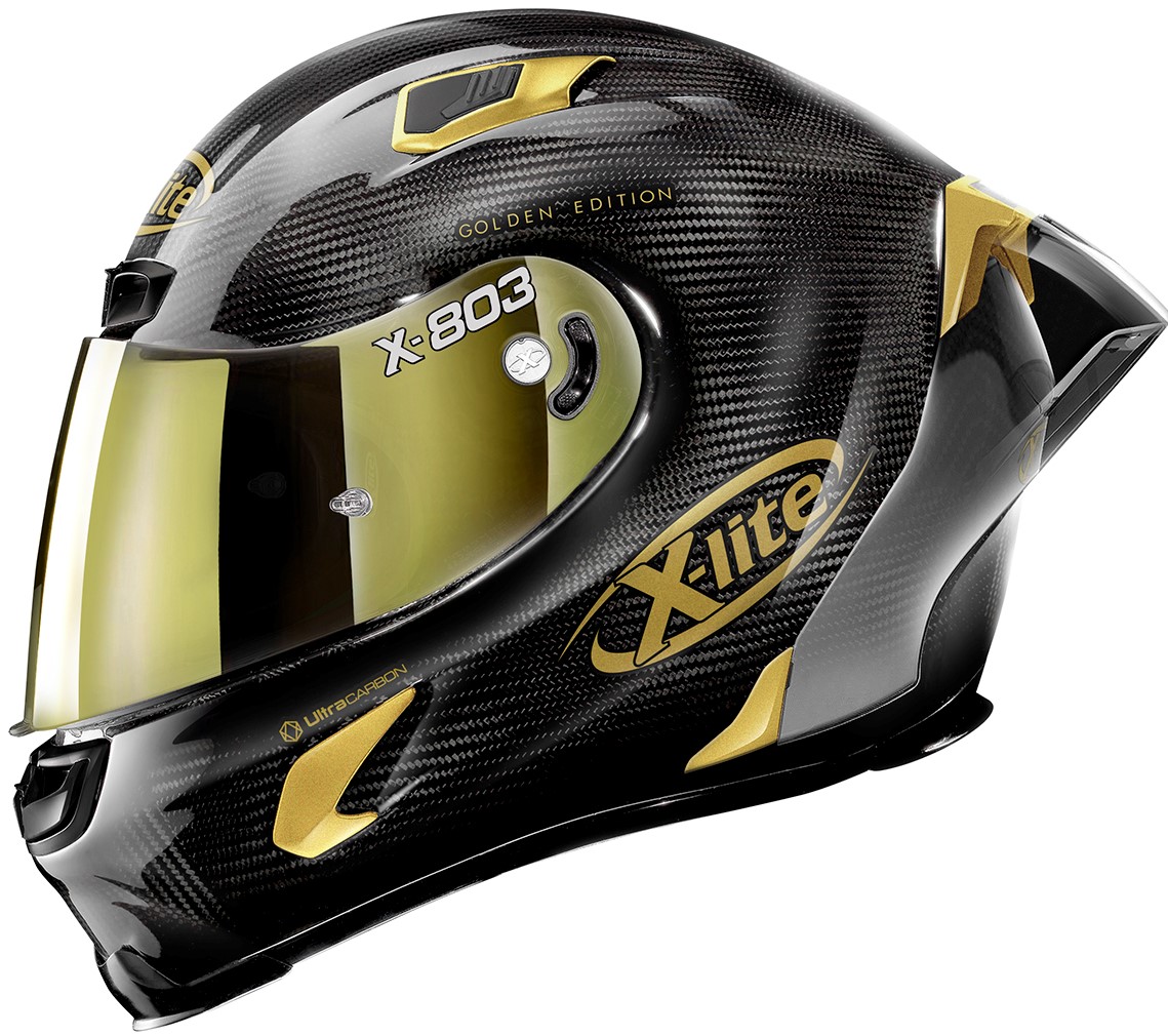 X-Lite Hjälm X-803RS Ultra Carbon Guld bild 2