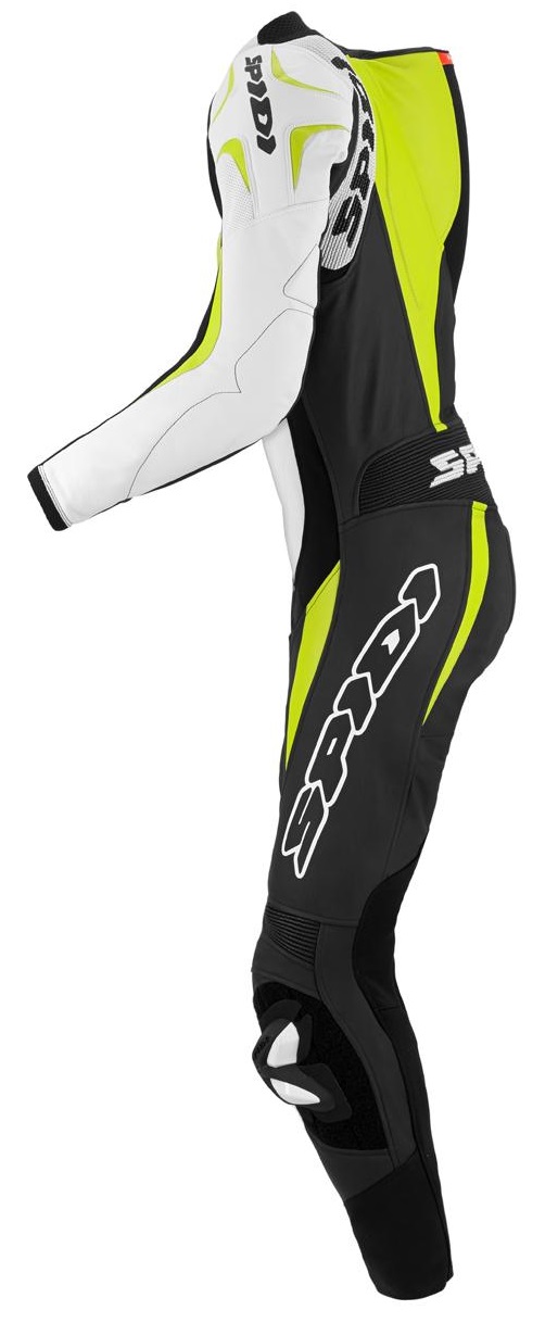 Spidi Skinnställ Supersport Wind Pro Svart/Vit/Grön Helställ bild 3