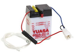BATTERIER 6V, YUASA bild 2
