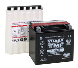BATTERIER 12V UNDERHÅLLSFRITT, YUASA bild 6