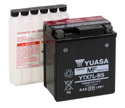 BATTERIER 12V UNDERHÅLLSFRITT, YUASA bild 7