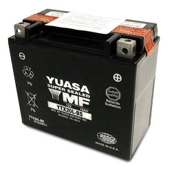 BATTERIER 12V UNDERHÅLLSFRITT, YUASA bild 11