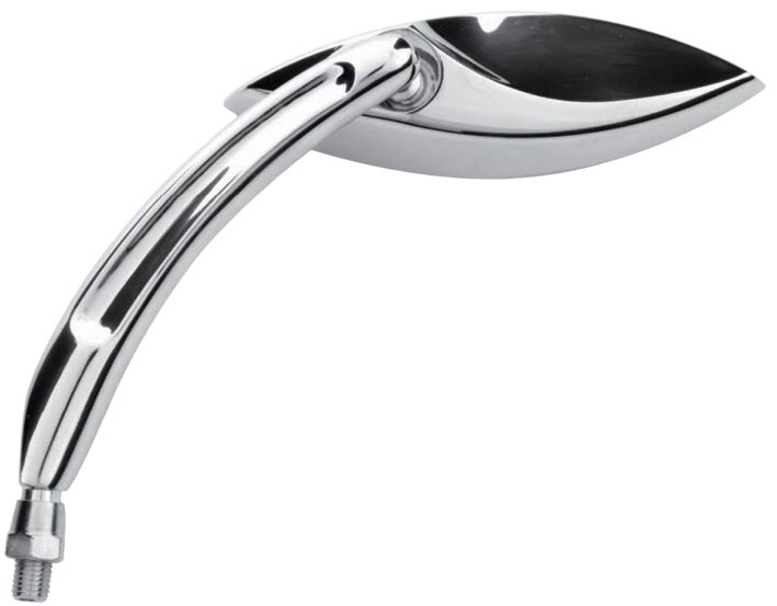 BACKSPEGEL OVAL CUSTOM CHROME bild 2